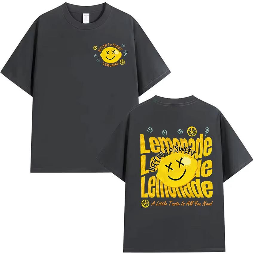2026 Louis Tomlinson Lemonade Tour Print TShirt for Unisex and Women Summer HighQuality Harajuku TShirt
