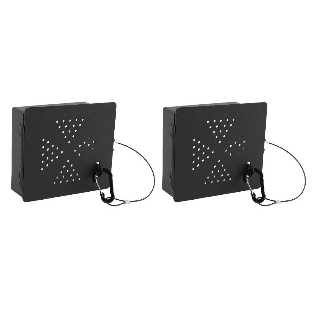 RV Bumper End Cap Fits Standard 4 Inch Square Bumpers Vent Holes Secure Sewer Hose Storage Outdoor Travel Accessories