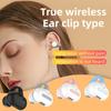 Bluetooth Headset Single-ear Clip-on-ear Non-in-ear Hanging Ear Black Technology Concept Conduction Outward-facing Headset