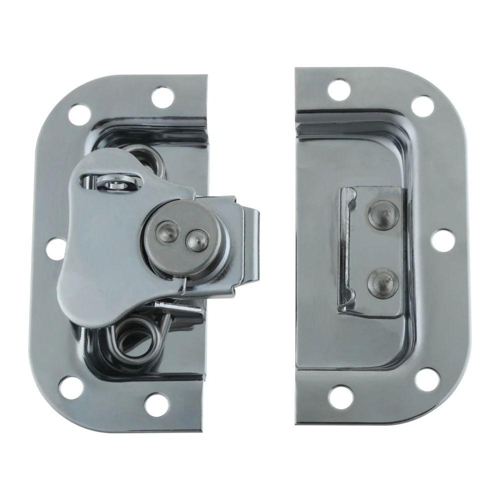 4Pcs Security Lock Flight Case Lock Spring Loaded Cabinet Zinc Zinc Alloy Pull Handle Tool Box