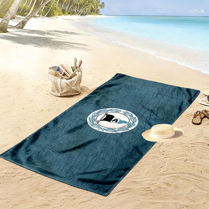 DSC Arminia Bielefeld Print Beach Towel, Large Soft Quick Dry Towel for Beach Camping Swimming