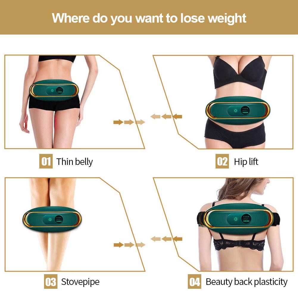 Новый электрический тренажер для похудения, тренажеры для фитнеса, дымоход, тонкий живот, артефакт для похудения, бытовой женский пояс для похудения