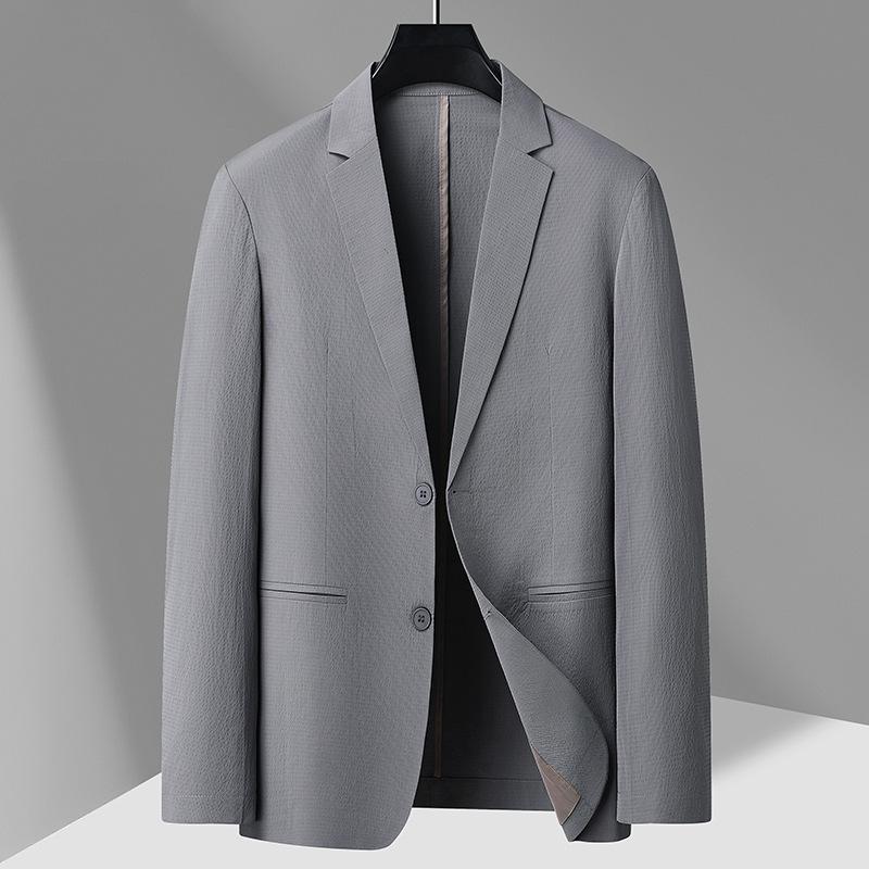 Костюм Весна и Лето Подкладка Тонкий Мужской Повседневный Костюм Корейский Стиль Тонкий Мужской Повседневный Костюм