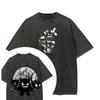 Pokemon The Starters Abbey Road Parody Ink wash style Graphic Print T-Shirt Men women Summer new tee Vintage Washed Oversized harajuku Y2K fashion top