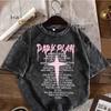 Trend Washed Vintage Cotton Women T-shirt Men Women Hip Hop T Shirt Oversized Streetwear Short Sleeve Tee  T Shirt