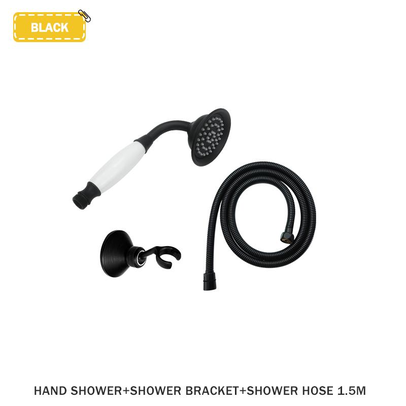 Нержавеющая сталь роскошная античная бронзовая ручная душевая лейка с держателем для душа 1,5 м шланг аксессуары для ванной комнаты душевая лейка