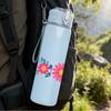 1PC Colorful Floral Garland 750ml Color Plastic Sports Water Bottle Leakproof Flip Straw Lid Suitable for Sports Office Home Use