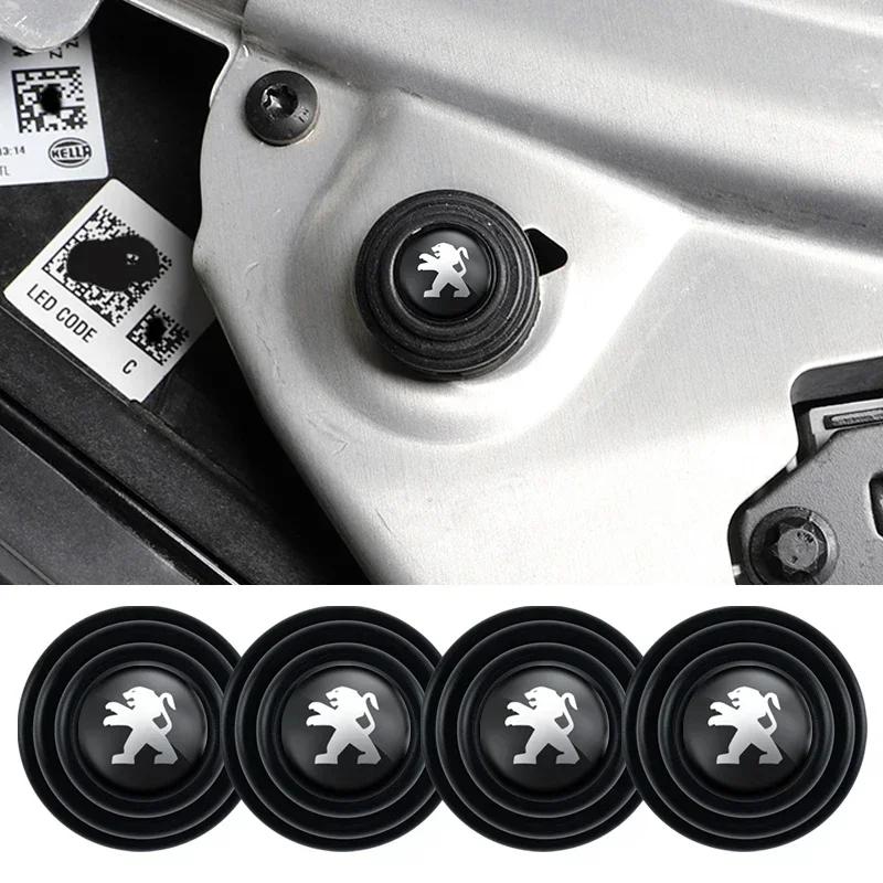 4PCS Car Door Shockproof Sticker Collision Cushion for Peugeot 3008 2008 307 308 207 208 508 408 407 301 206 205 407 RCZ Rifter