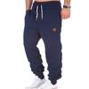Fashion Men's Sport Color Bandage Casual Loose Sweatpants Drawstring Pant