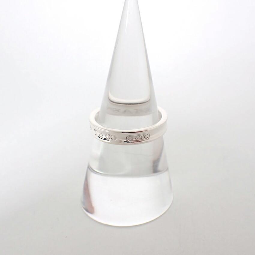 [Б/у] TIFFANY/Tiffany 925 1837 узкое кольцо/Нет. 14/г475-86