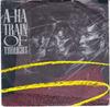 7-дюймовая пластинка AHA Train Of Thought Remix W8736 Warner Bros. Re 1986 Великобритания Танцевальная Электроника Б/У