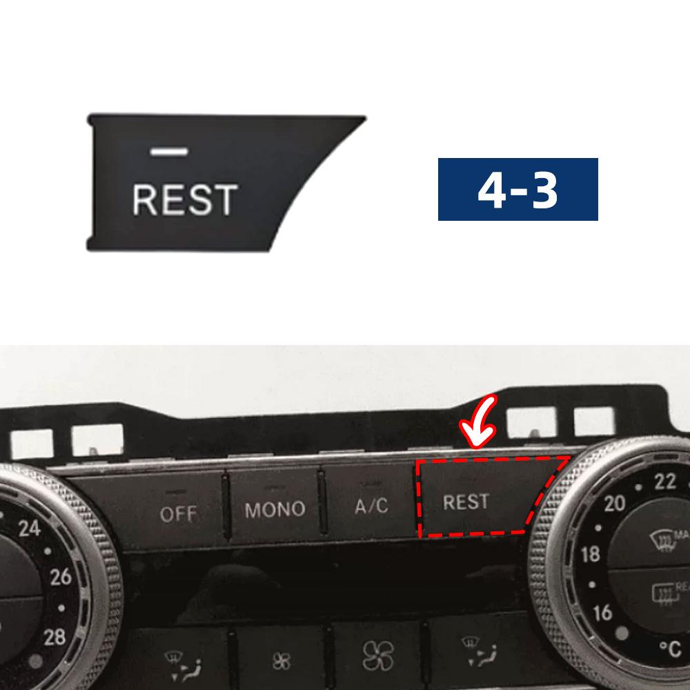 AC Air Conditioning Climate Control Switch Button for Mercedes Benz C ML SL CLS GLK GLE GLS G W204 X204 W218 W166 W292 W263 W231