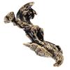 Tabletop Animal Decoration Eagle Brass Ornament Statue Retro Style Copper Figurine