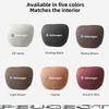 Car Suede Headrest Seat Neck Pillow Head Support For VW Tiguan Arteon Taigo ED13 Caddy CC e-up Golf Polo Passat Jetta Amarok Hub Cap