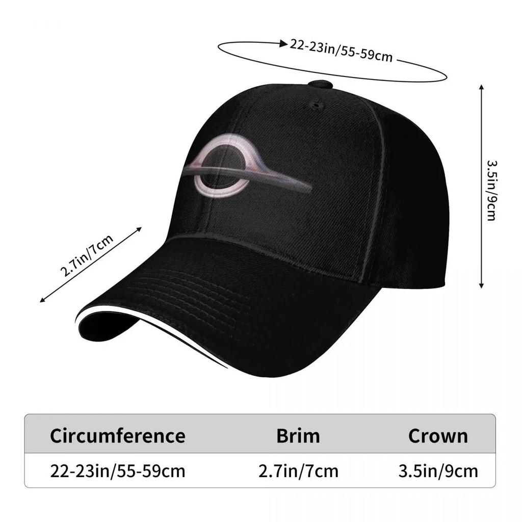 Black hole Baseball Cap Streetwear Luxury fashionable |-F-| Woman Men's