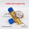 2L Portable Welding Torch Kit: Air Conditioning Accessories with Oxygen Meter, Valve, Bridge, 4L Oxygen Cylinder, and Inflation Tube.