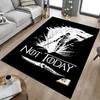1pc Not Today Carpet, Office Rug Outdoor Mat Home Decor Area Carpet Festival