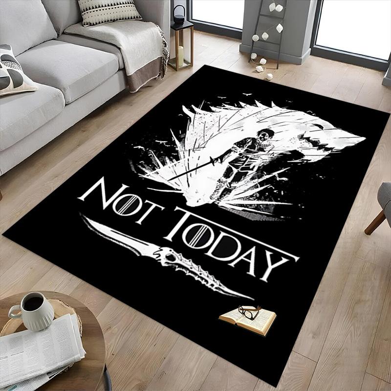 1pc Not Today Carpet, Office Rug Outdoor Mat Home Decor Area Carpet Festival