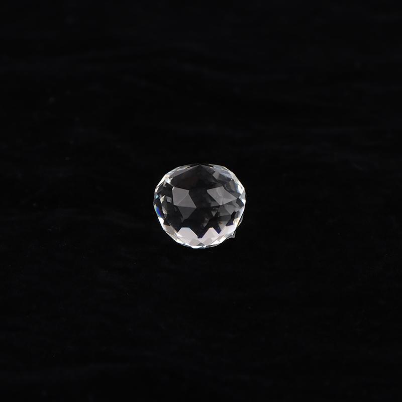 15mm/25/50mm Clear Crystal Hanging Ball Glass Prism Sun Cather Faceted Balls For Chandeliers Part Home Wedding Decoration