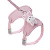 New Cute Pet Collars Cat Harnesses Sets Adjustable Dog Harness for Small Dog Leash Cartoon Out Walking Dog Cat Accessories