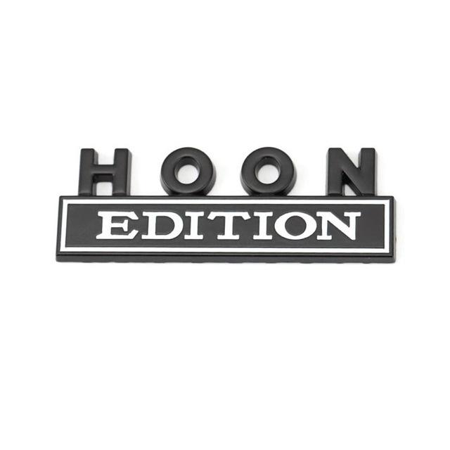 1Pc 3D Metal HOON Edition Logo Car Front Grille Badge Side Fender Rear Trunk Emblem Sticker Decal