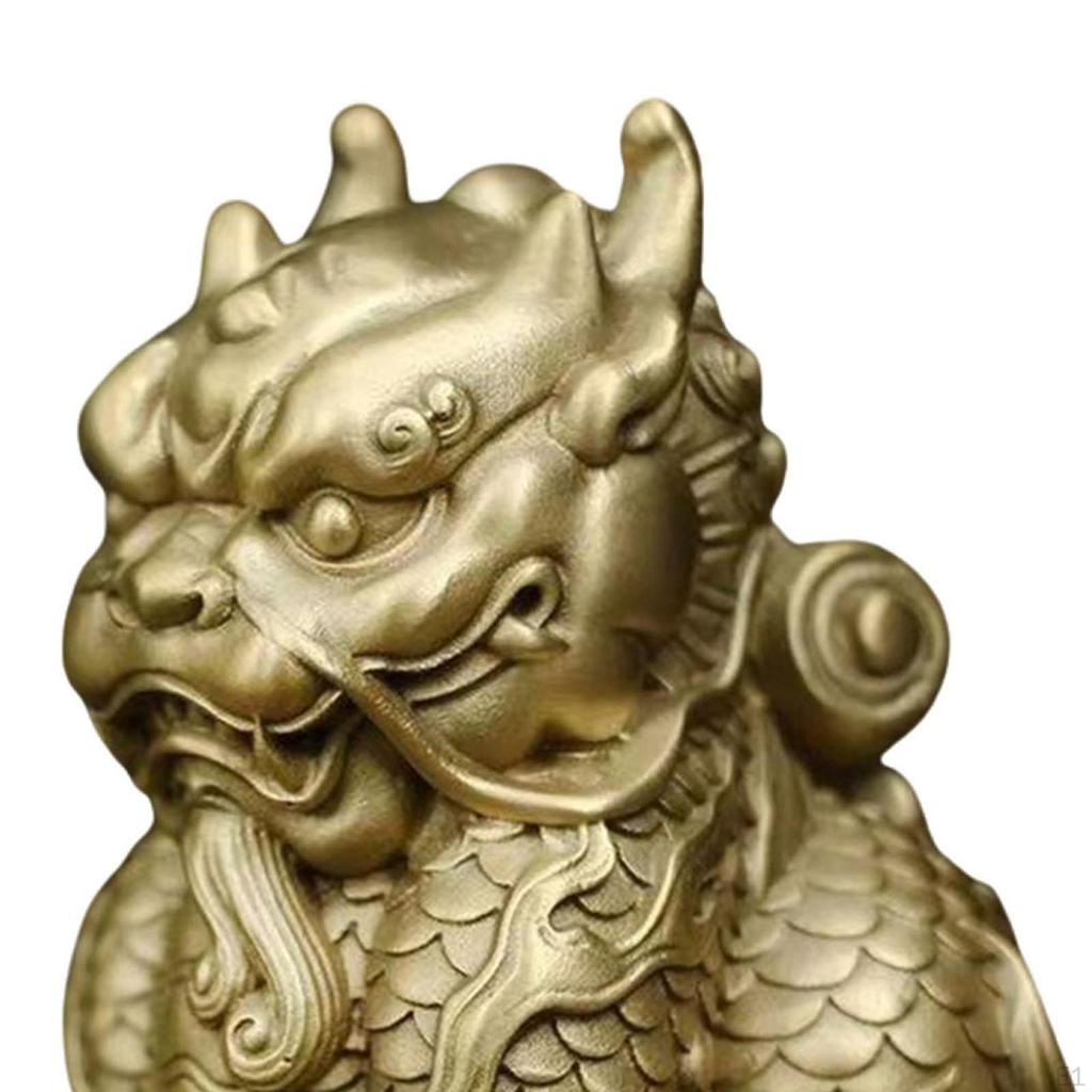 Chinese Kirin Statue Sculpture Art Collection, Decorative Souvenir Crafts, Feng Shui Ornament