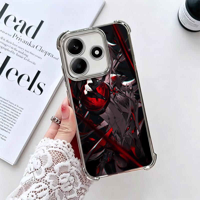 Чехол для телефона Genshin Impact Arlecchino с покрытием для Xiaomi Redmi Note 14 15 Pro Plus 13 12 11 11S 11T 10 9S 9 5G, противоударный с подушкой безопасности