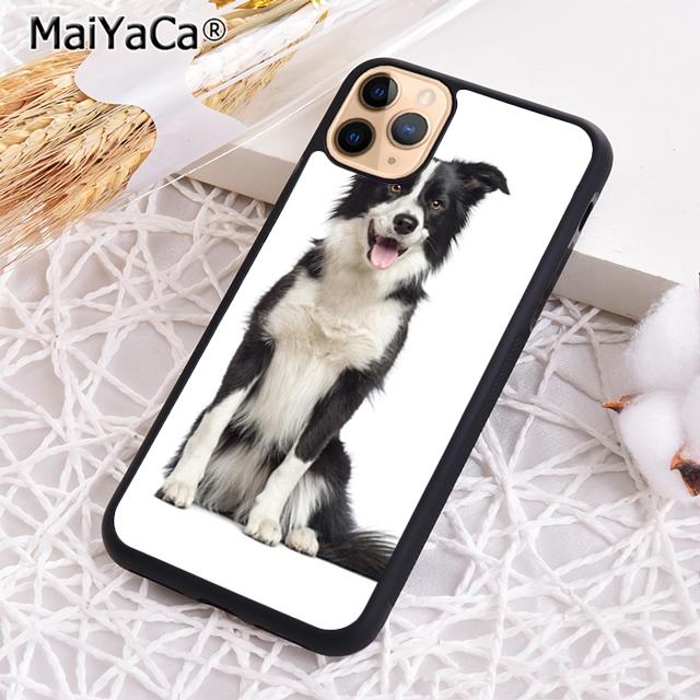 Красивый Забавный Бордер-колли Щенки Чехол для Телефона Для iPhone 17 Air 16 15 14 plus 12 13 pro max coque