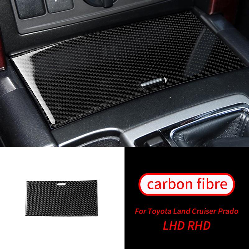 Для Toyota Land Cruiser Prado Gen Мягкий карбоновый рычаг переключения передач, панель управления стеклоподъемником, воздухозаборник, салон автомобиля