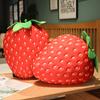 Strawberry Plush Toy Eco-friendly No Odor Easy To Clean Cute Cartoon Fruit Soft Stuffed Doll Pillow Cushion