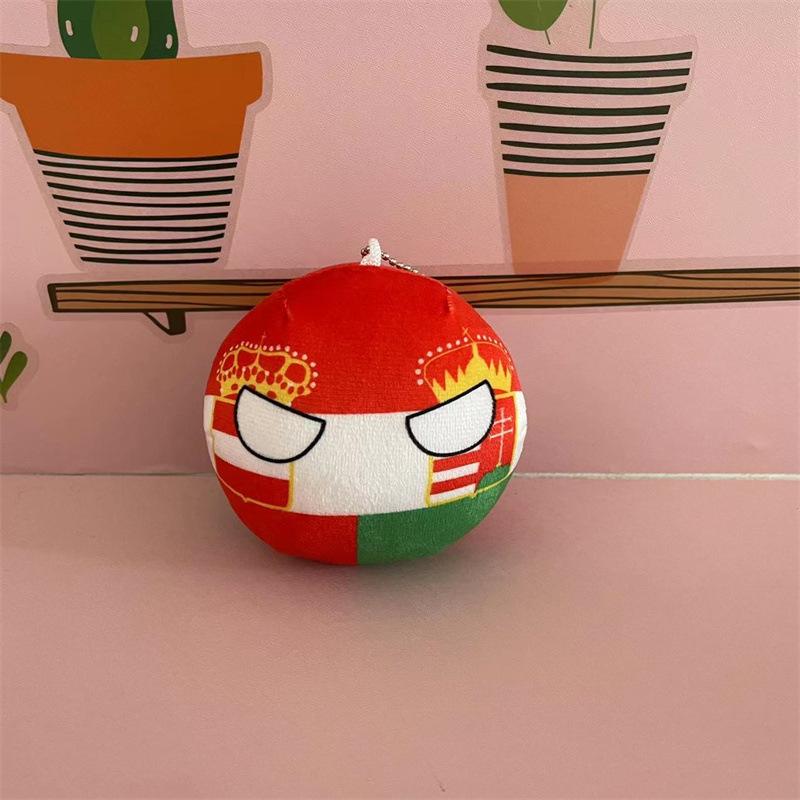10cm Polandball Plush Toy UK Ukraine Germany Countryball Stuffed Doll Decoration