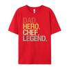 Funny Chef Legend Dad Vintage T Shirts SOFT Streetwear Men Classic Mens Korean Fashion Sale Halloween