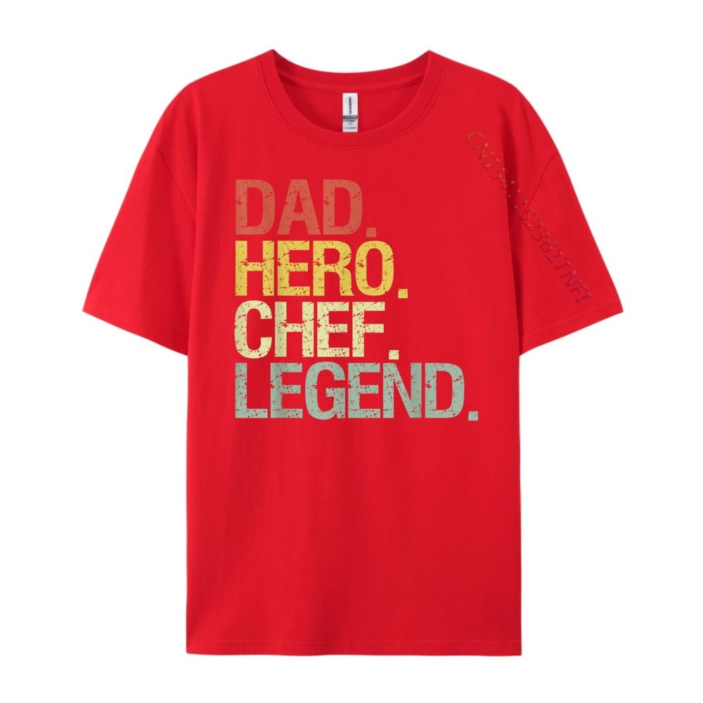 Funny Chef Legend Dad Vintage T Shirts SOFT Streetwear Men Classic Mens Korean Fashion Sale Halloween
