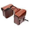 BAOQI Motorcycle Side Bags and Saddlebags with PU Leather, Large Capacity Storage, Waterproof, Durable, and Multi-Purpose (Brown)