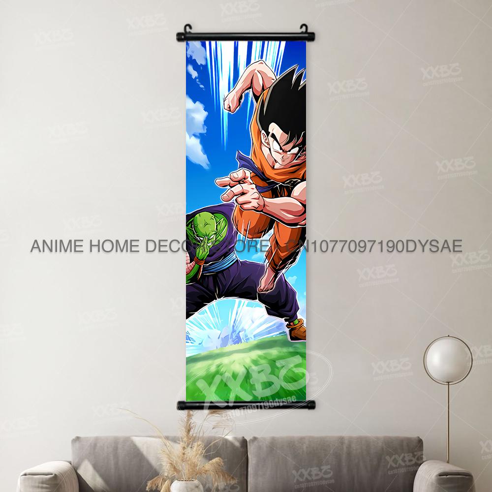Постеры Dragon Ball Рикум Аниме Картинки Капитан Гинью Свитки Картины Маджин Бу Уличные Арт Готенкс Домашний Декор Гоку Обои
