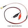 Ended Clips Frequency Cable Red Black Testing Wire Low Loss Coaxial Cable  Signal Transmission