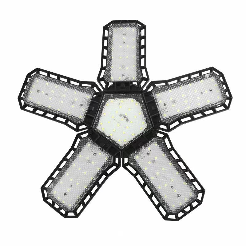 80 Вт Складной светодиодный светильник высокой яркости для гаража для использования в помещении - Светильник в форме ромба для дома или офиса