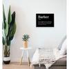 Barber Barbershop Salon Noun Definition Framed Canvas Wall Art Decor 11×14 Inch, Barber Shop Barber Quote Print Painting Artwork Home Wall