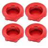 Легкие шестигранные гайки для колес из алюминиевого сплава 17 мм, пылезащитная шестигранная гайка для 18 радиоуправляемых автомобилей Red