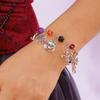 Pumpkin  Halloween Bracelets Matching   Spider Pumpkin Wristlets Set for Women Men  Skeleton Cat