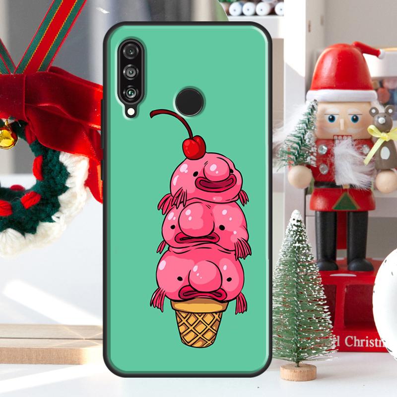 Blobfish For Huawei Nova 5T 9 10 SE 7i 8i 11i 12i Y73 Y72 Y61 Y91 Y60 Y70 Y90 P20 P40 P30 Lite Case