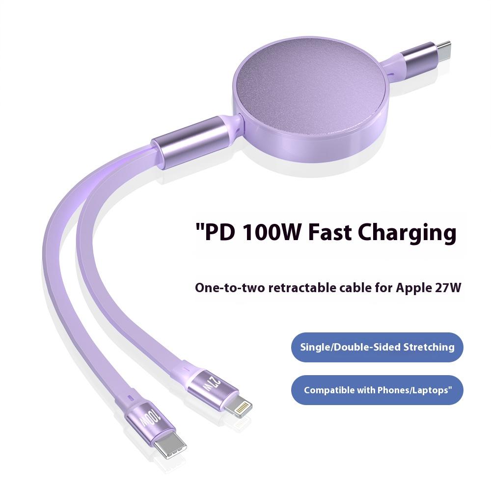 240 Вт выдвижной кабель Type C на USB C PD Quick Charge Быстрая зарядка Type C на Type C для Cubot KingKong Mini 2 Y6