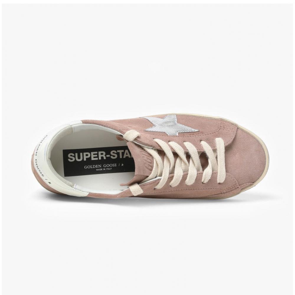 Кроссовки Golden Goose Gwf00101 F006159 25737 SuperStar Замшевая Звезда Белая Вкладка