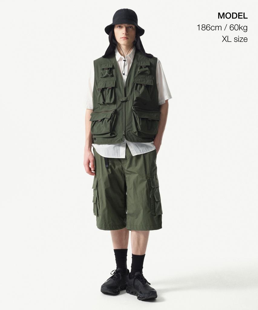 Musinsa Standard [City Leisure] Utility Fishing Vest [Khaki]