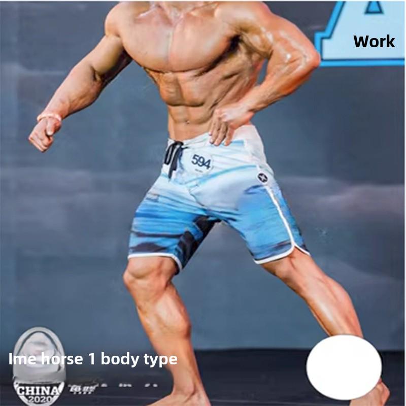 Мужские быстросохнущие шорты для соревнований по бодибилдингу IFBB Olympia 2024 года