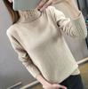 Knitted Sweater Women Autumn Winter Korean Turtleneck Long Sleeve Pullover Female Pink Knitwear