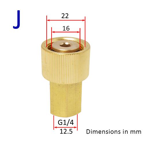 Пистолет для мойки высокого давления, байонетный соединитель, насадка для пены для снега, переходник насадки для пенопласта, переходник для мыльного пистолета