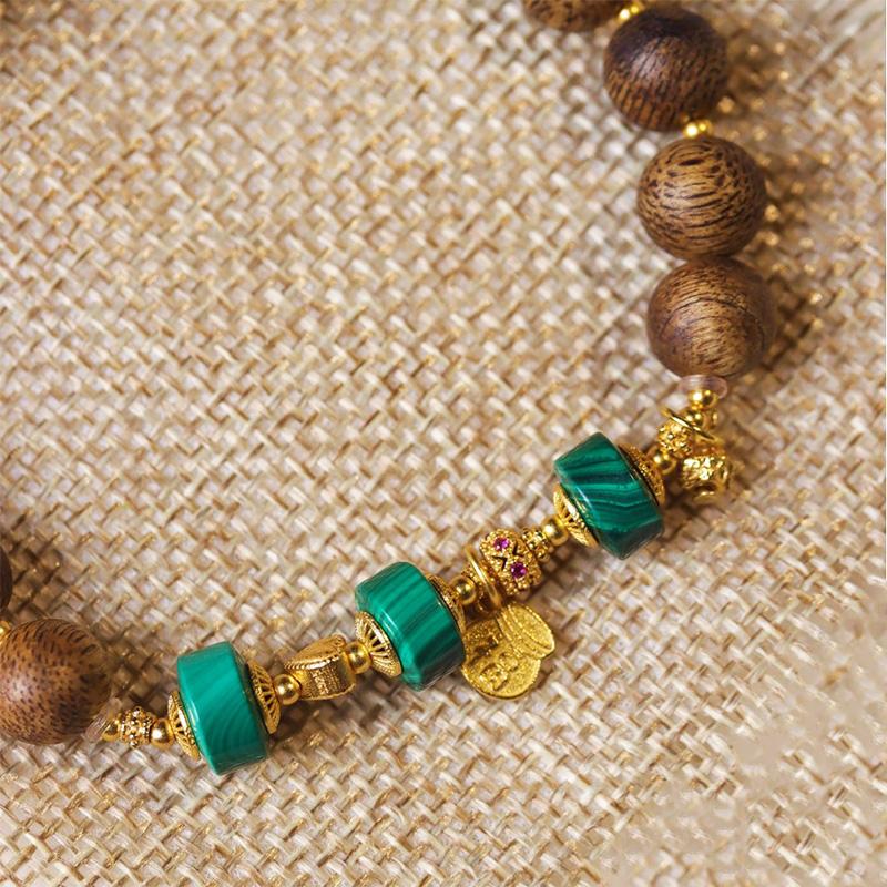 Premium Material Natural Fragrance Bracelet Attractive Solid Design Com Contas Modern Jewellery Smooth Wooden Bead Bracelet