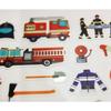 Stickers - Firefighters and Equipment - 1.8 Cm