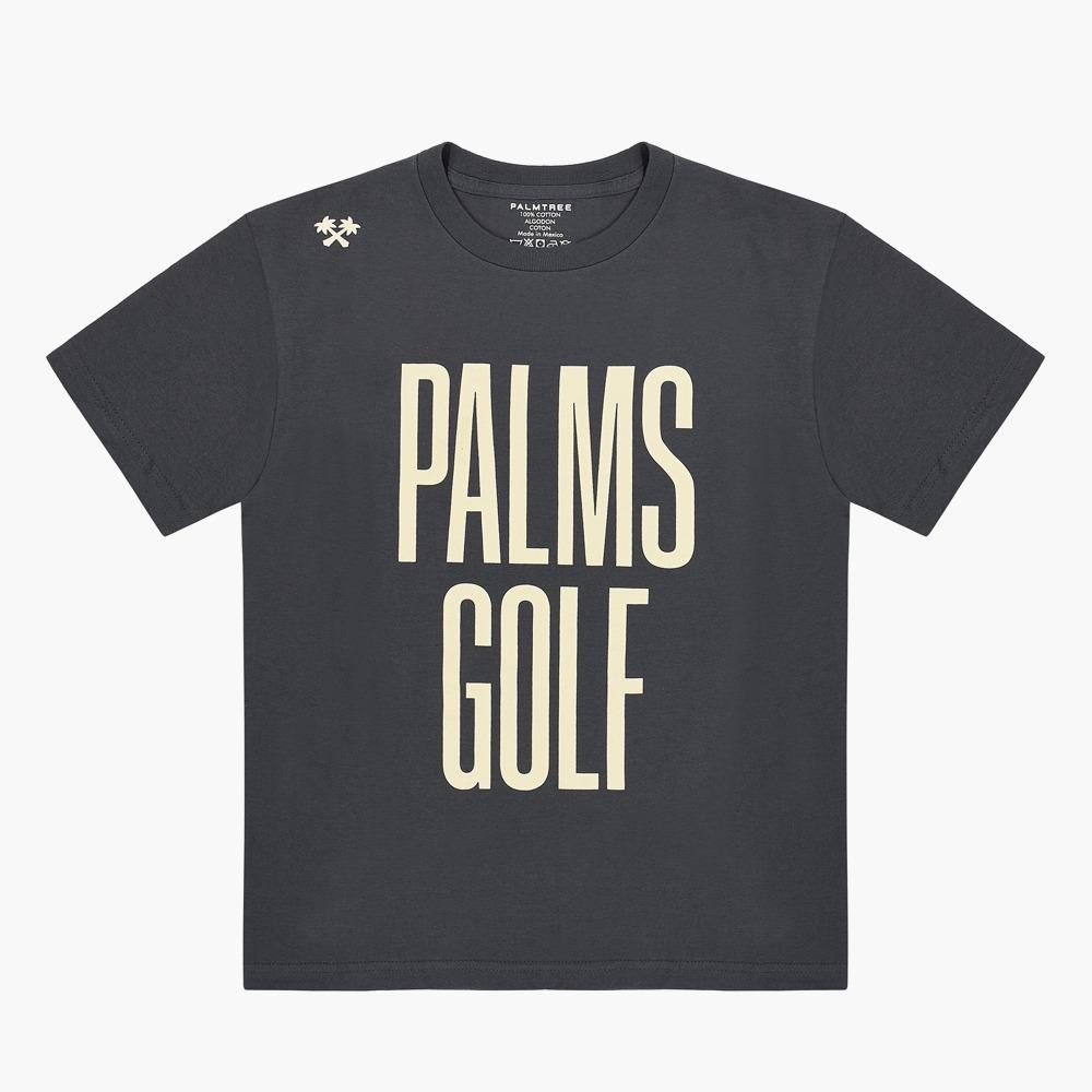 PALMTREE GOLF Футболка с коротким рукавом Серая